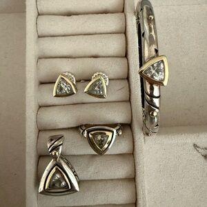 John Atencio White Topaz Set